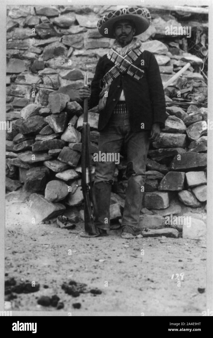 The warrior Mexican War Stock Photo Alamy