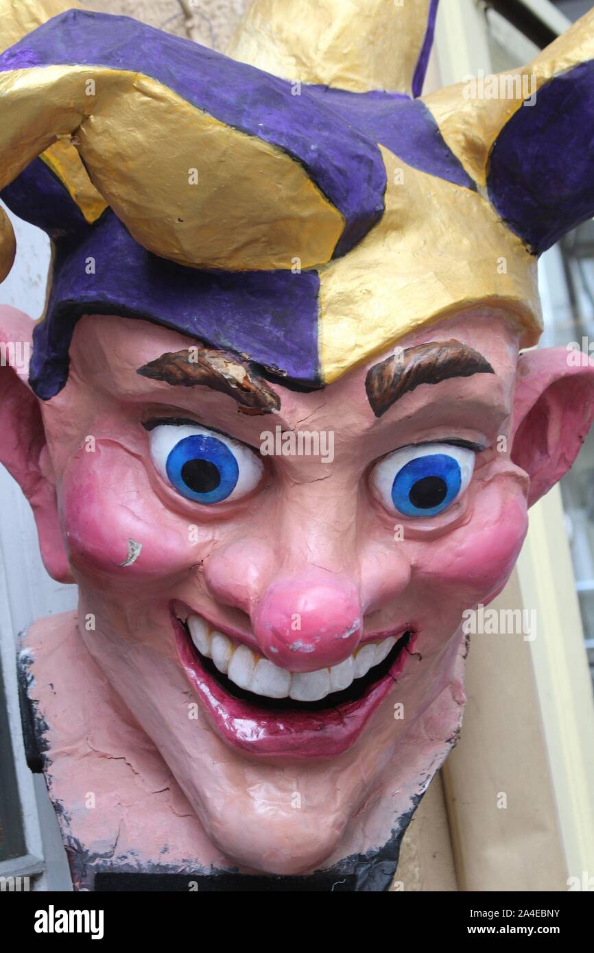 mardi gras clown costume