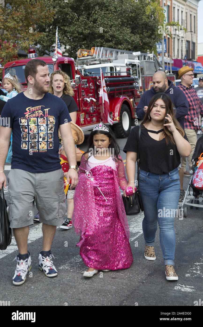 Annual Ragamuffin Parade on 3rd Avenue in Bay Ridge, Brooklyn, New York