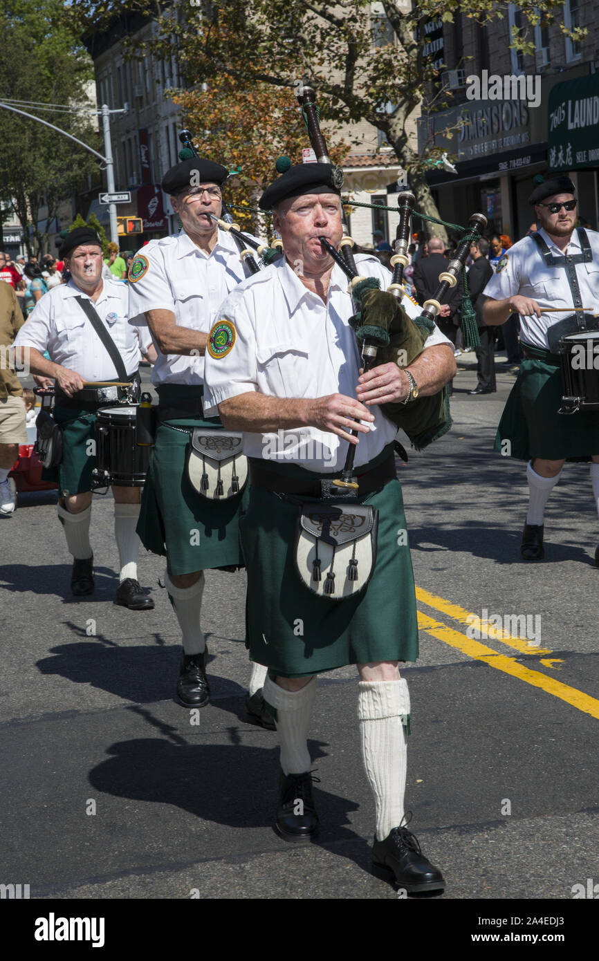 Annual Ragamuffin Parade on 3rd Avenue in Bay Ridge, Brooklyn, New York