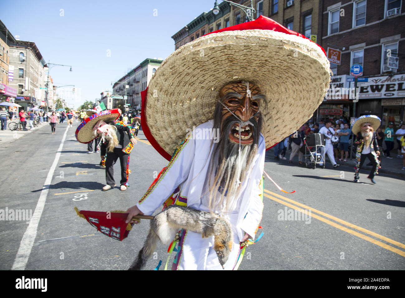 The Mexican Independence Day Parade in Sunset Park, Brooklyn, NY, a ...