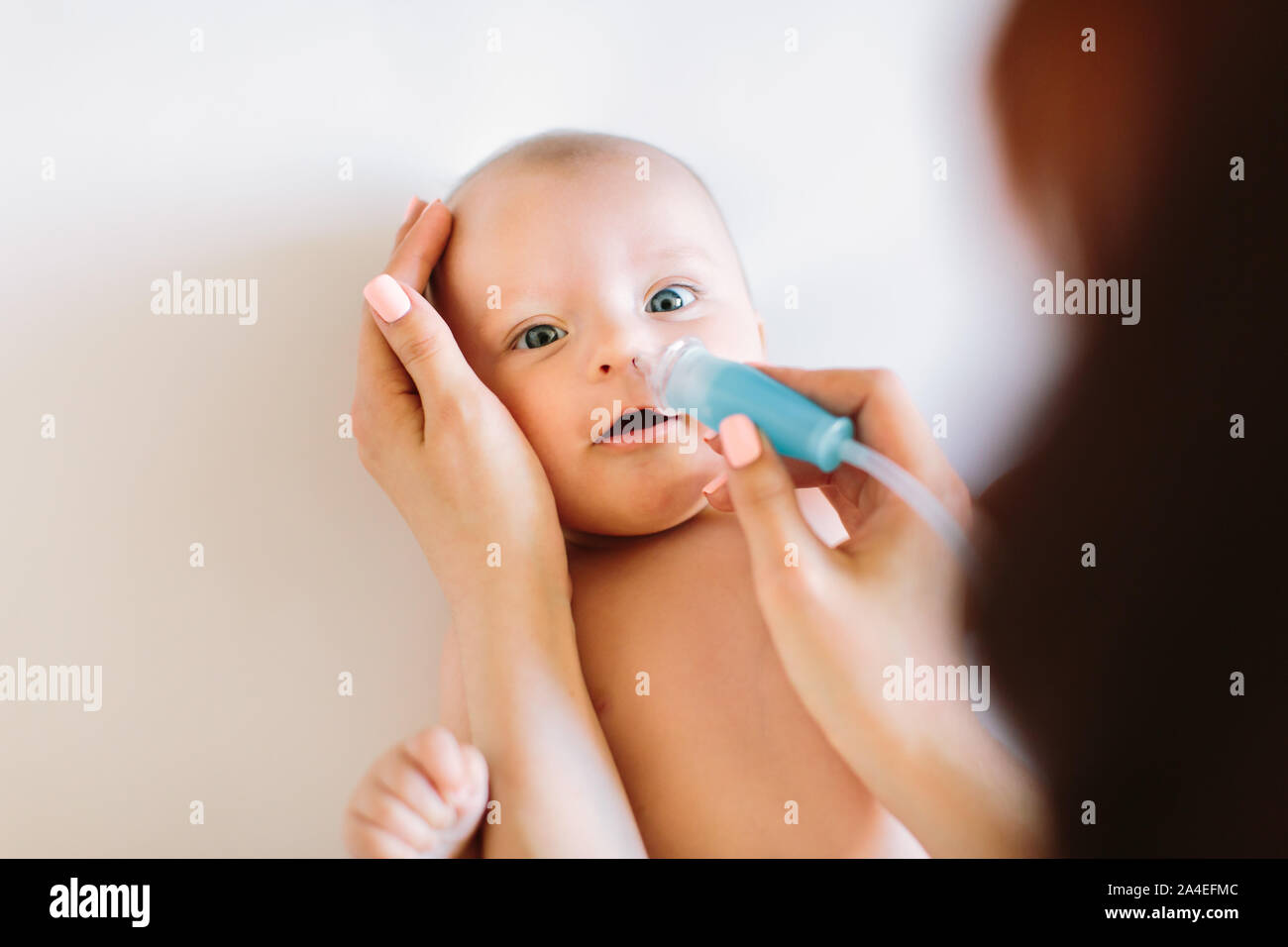 suck snot baby