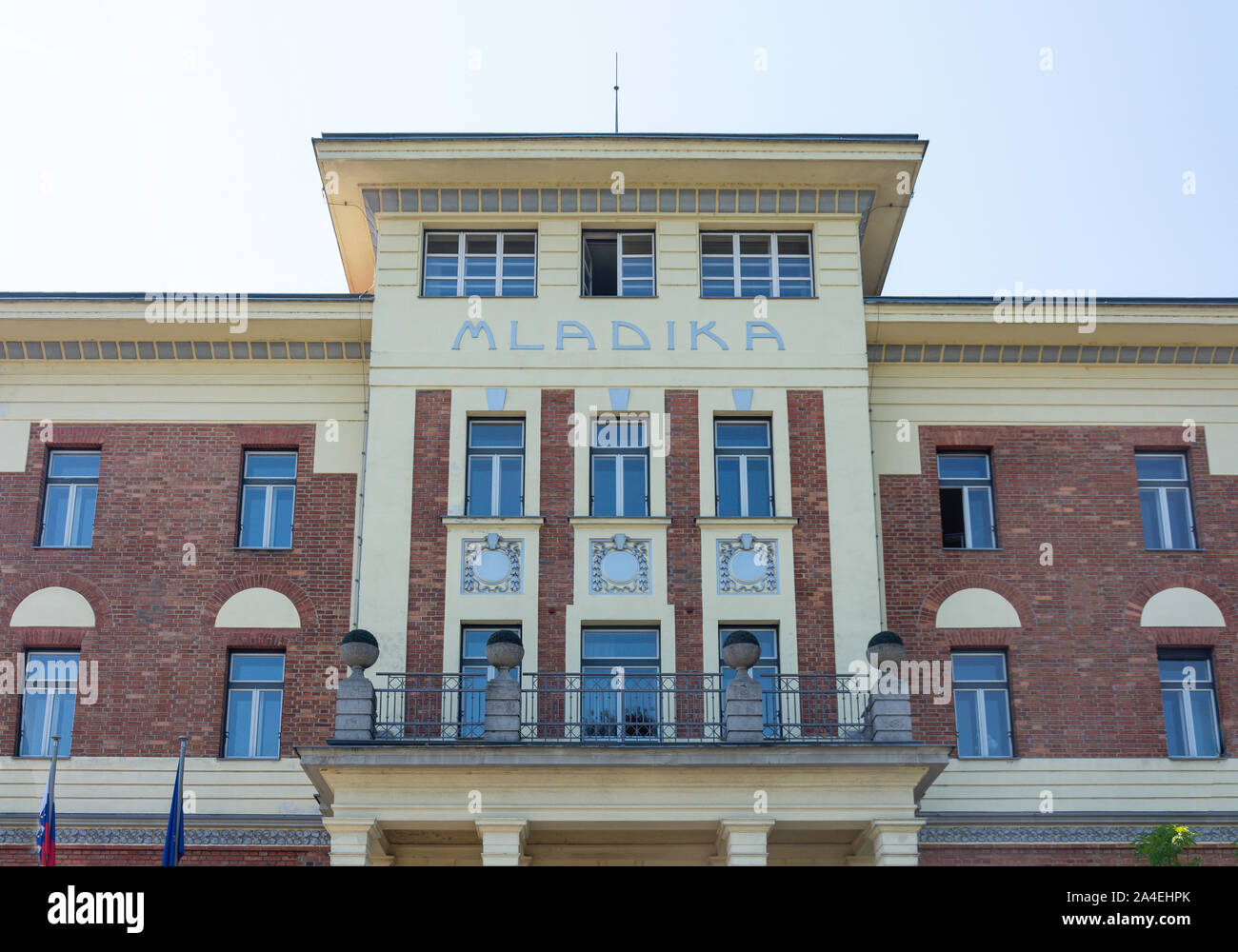 The Art Nouveau Mladika Building (Ministry of Foreign Affairs), Šubičeva ulica, Ljubljana, Slovenia Stock Photo