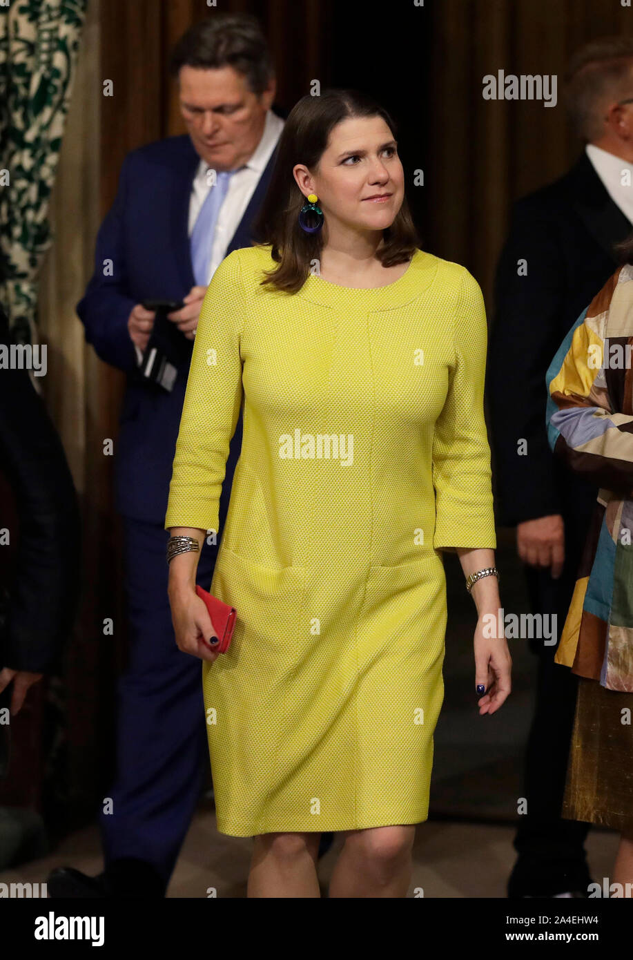 Liberal Democrats Party Leader Jo Swinson Walks Through The Central 