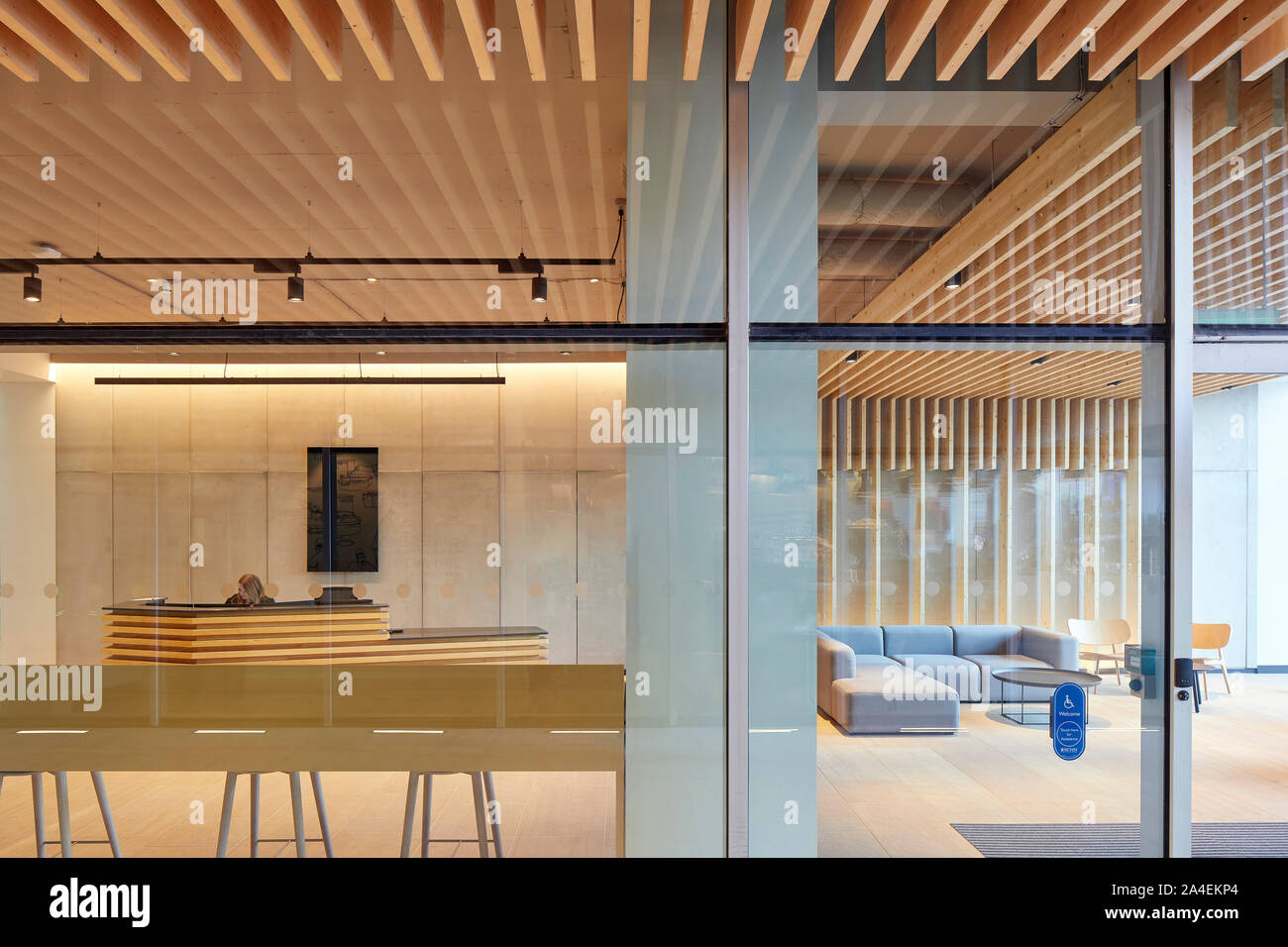 View through to reception. Davidson House, Reading, United Kingdom