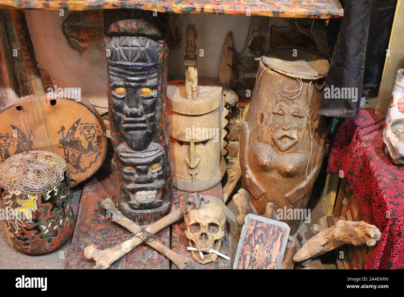 Voodoo artifacts New Orleans Louisiana USA Stock Photo Alamy