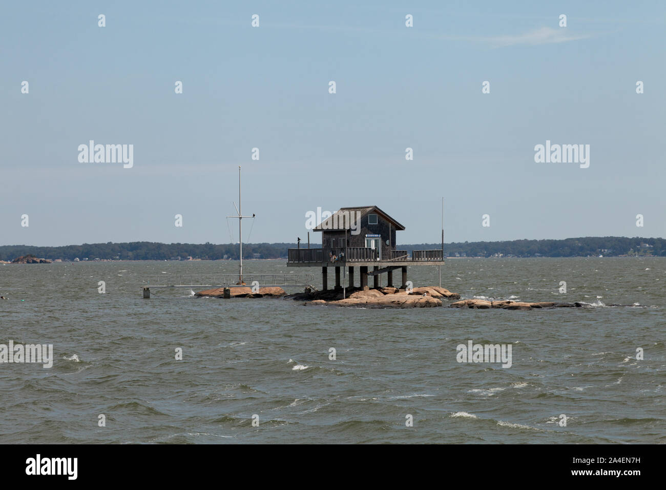 Thimble Islands archipelago in the Long Island Sound, Branford, Connecticut Stock Photo Alamy