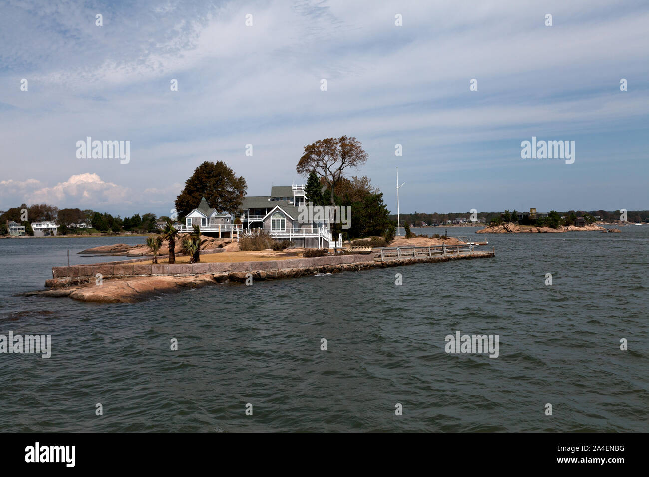 Thimble Islands archipelago in the Long Island Sound, Branford