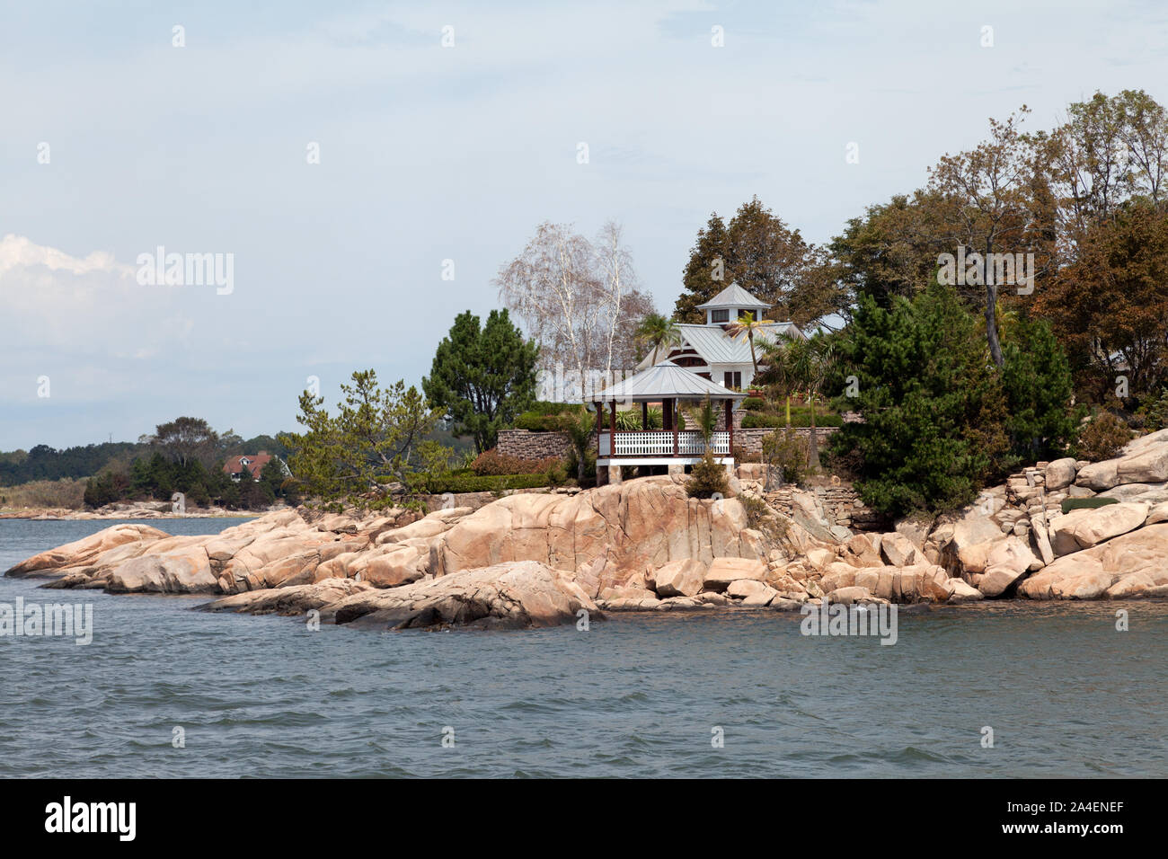 Thimble Islands archipelago in the Long Island Sound, Branford
