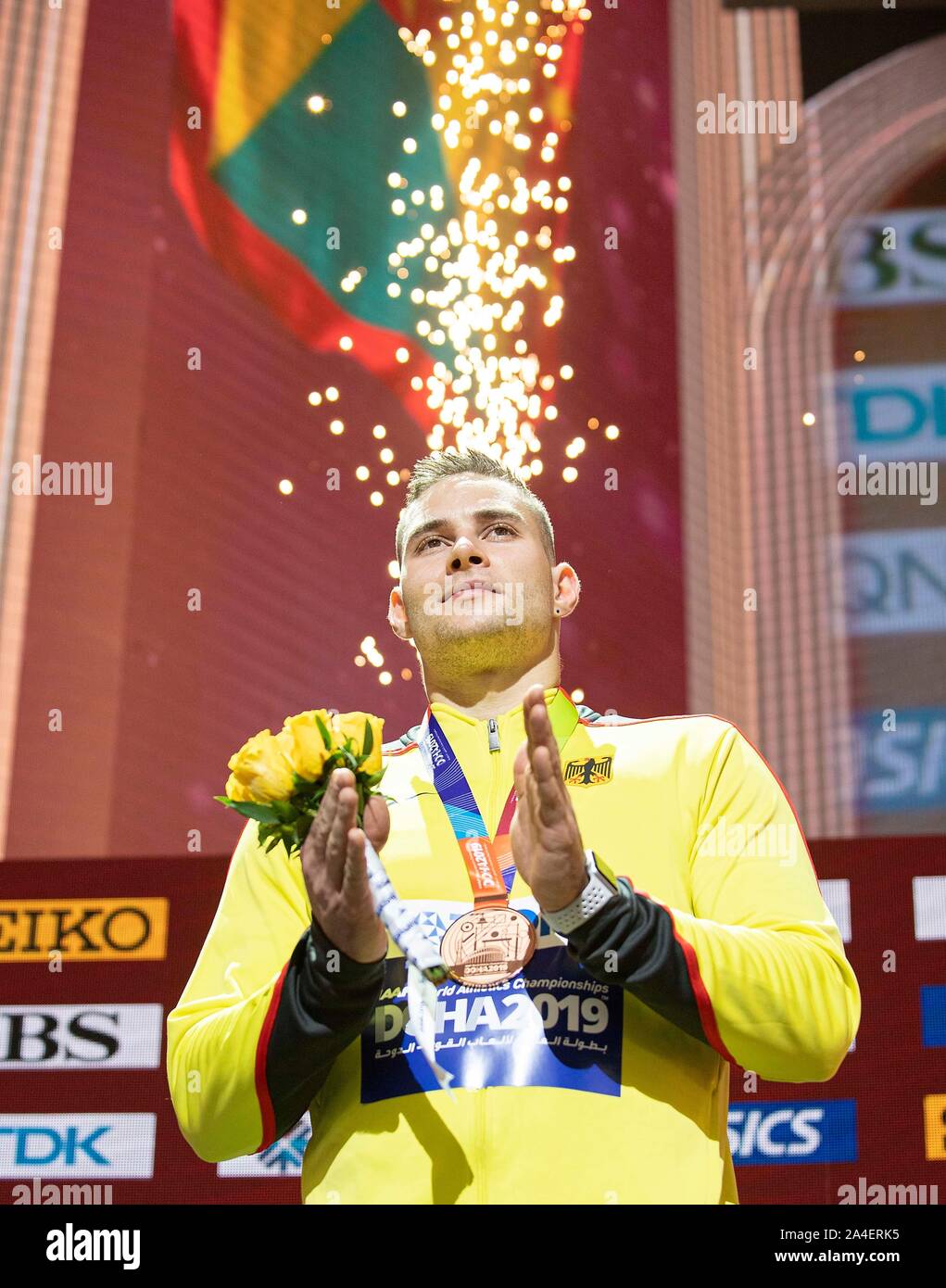 Doha, Katar. 06th Oct, 2019. Johannes VETTER (Germany/3rd place) with