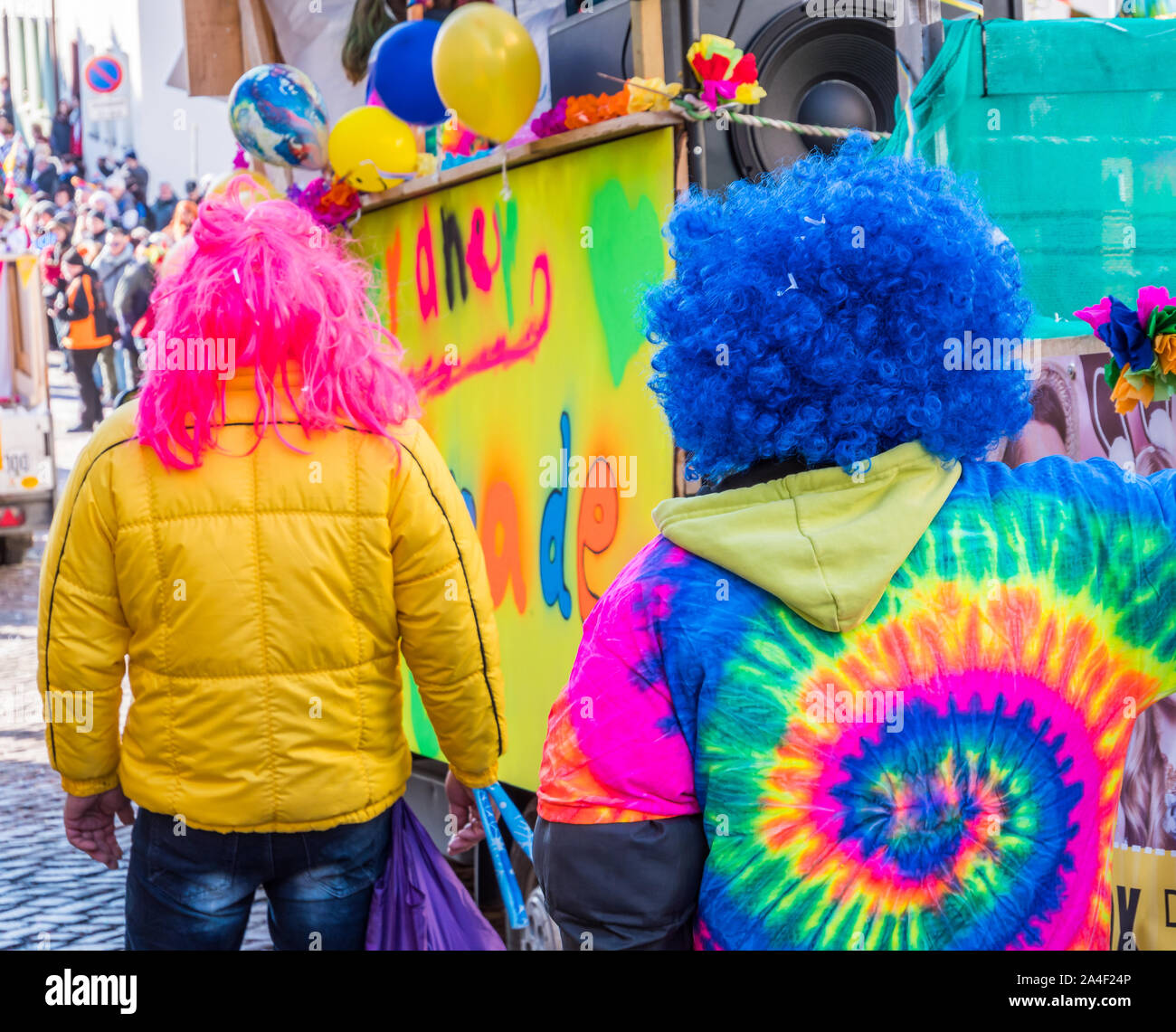 Carnival parade in the Germany Stock Photo