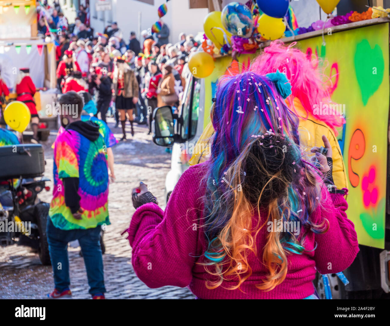 Carnival parade in the Germany Stock Photo