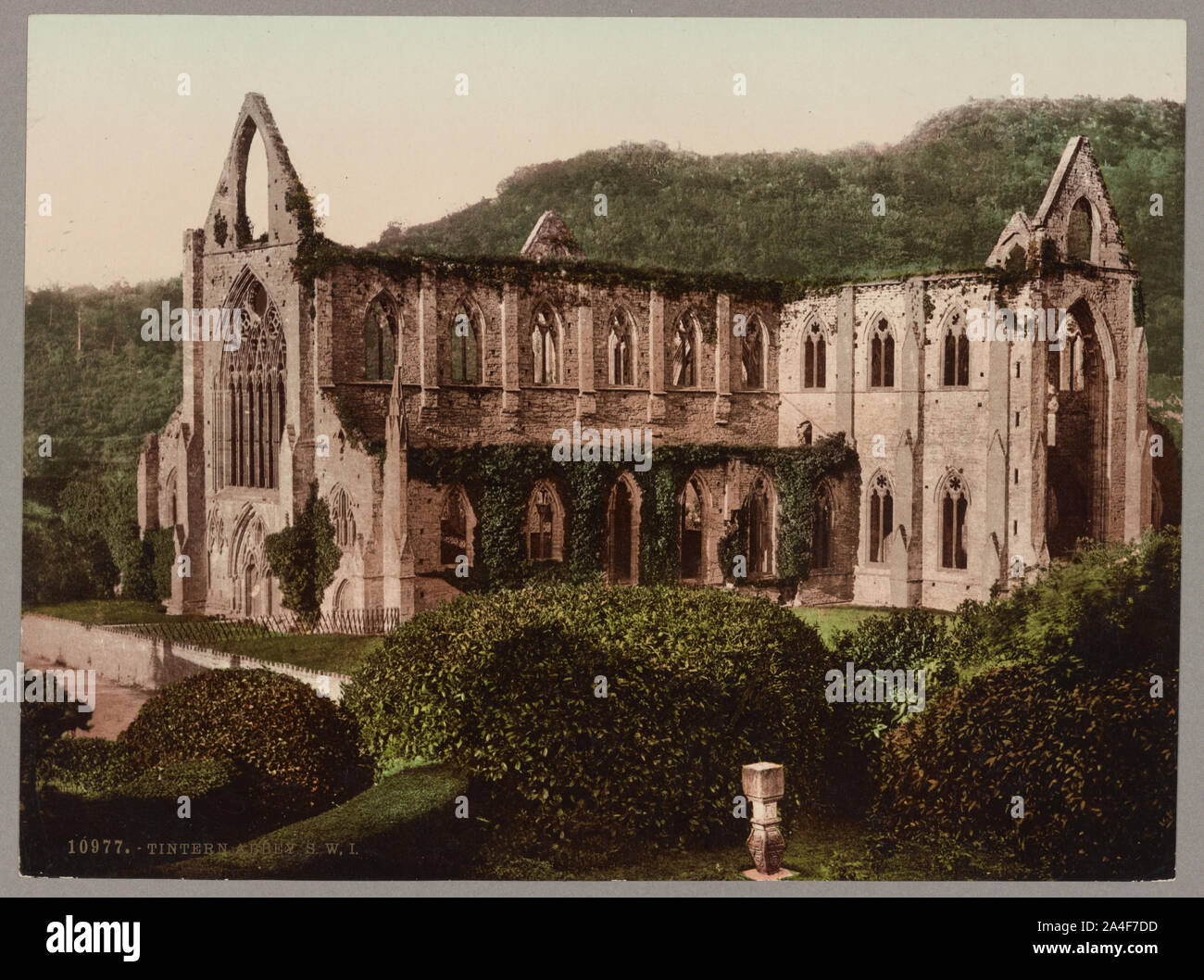 Tintern Abbey. S.W. I. Stock Photo