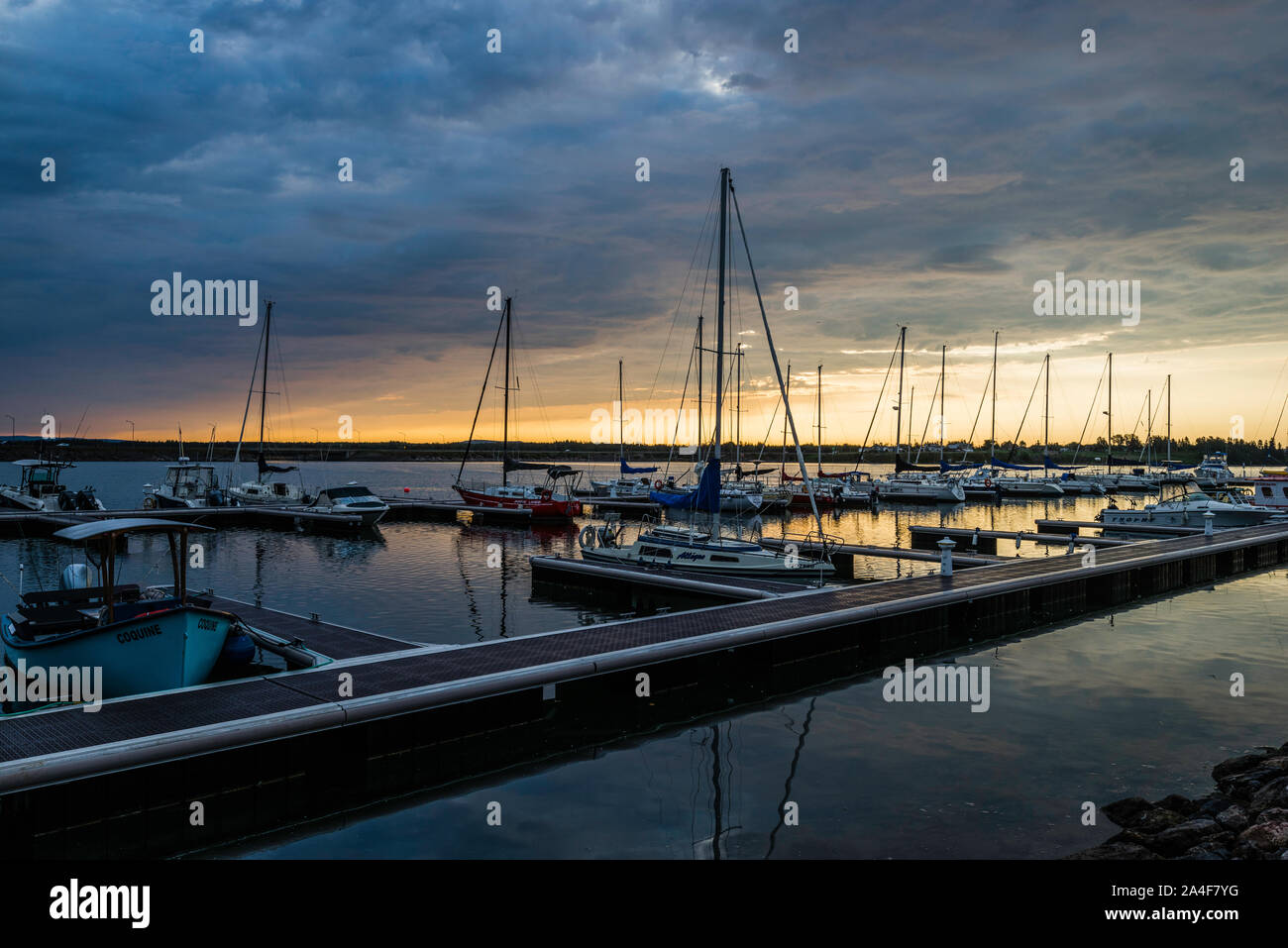 Marina De Bonaventure Bonaventure, Quebec, CA Stock Photo Alamy