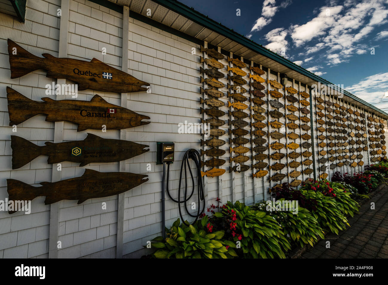 Cascapedia River Museum CascapédiaSaintJules, Quebec, CA Stock Photo