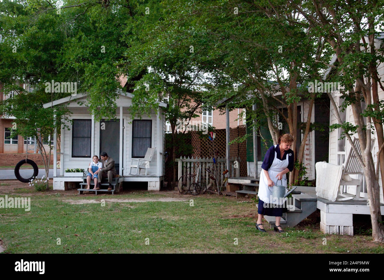 To Kill A Mockingbird play, based on Harper Lee's book, outside the