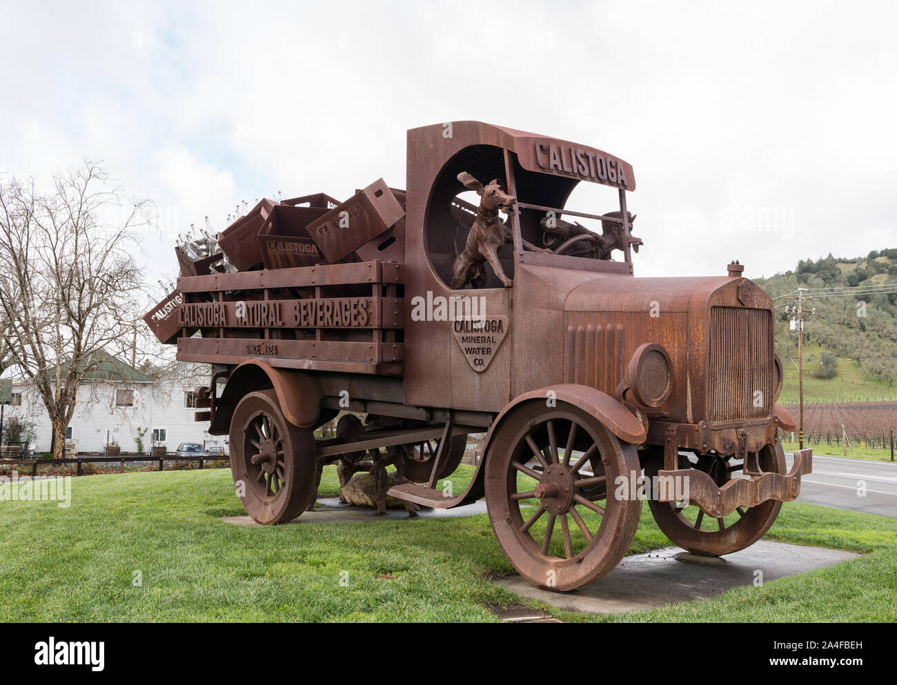 To commemorate the founding of the Napa Valley's original mineralwater