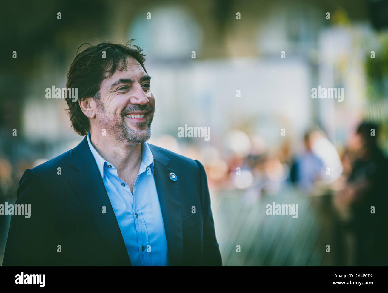 Javier Bardem , actor , making the entrance  to the Victoria Eugenia theatre during the 67th San Sebastián International Film Festival. 26/09/2019. Stock Photo