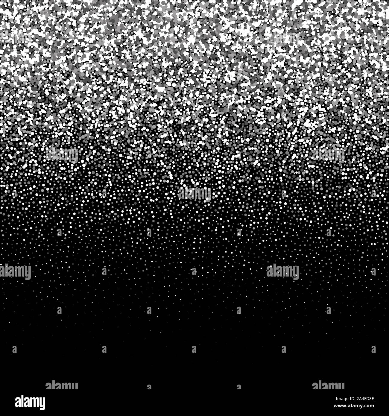 Silver glitter on a black background. - Vektorgrafik Stock Vector Image &  Art - Alamy