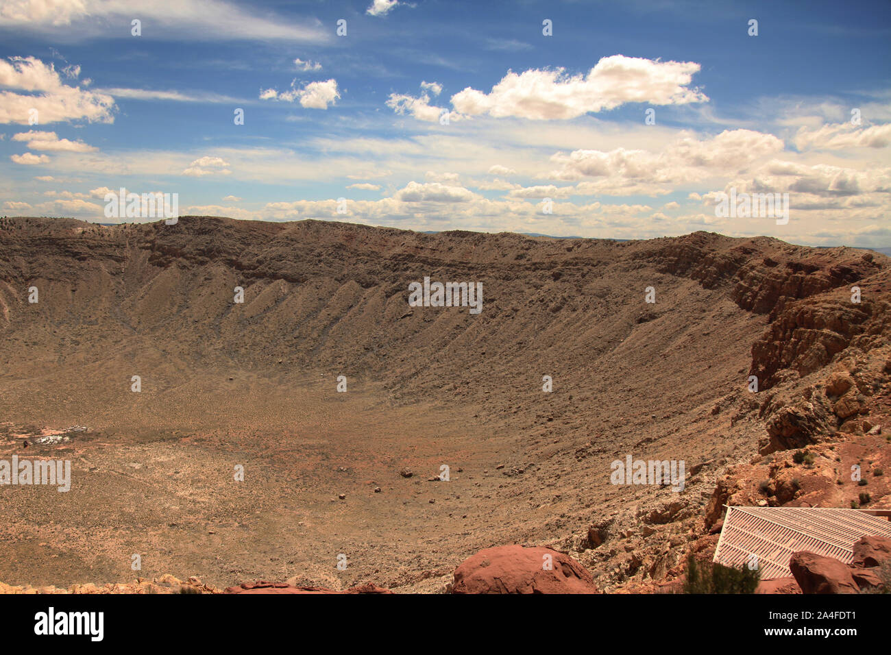The famous meteor crater near Winslow, Arizona, USA. The world's best