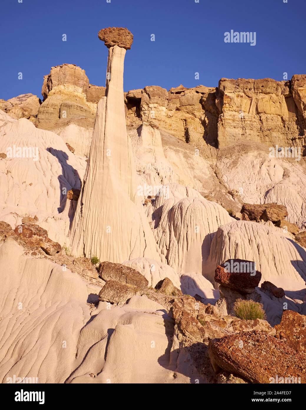 Utah landscape - Wahweap Hoodoos, Towers of Silence, Utah, USA Stock Photo