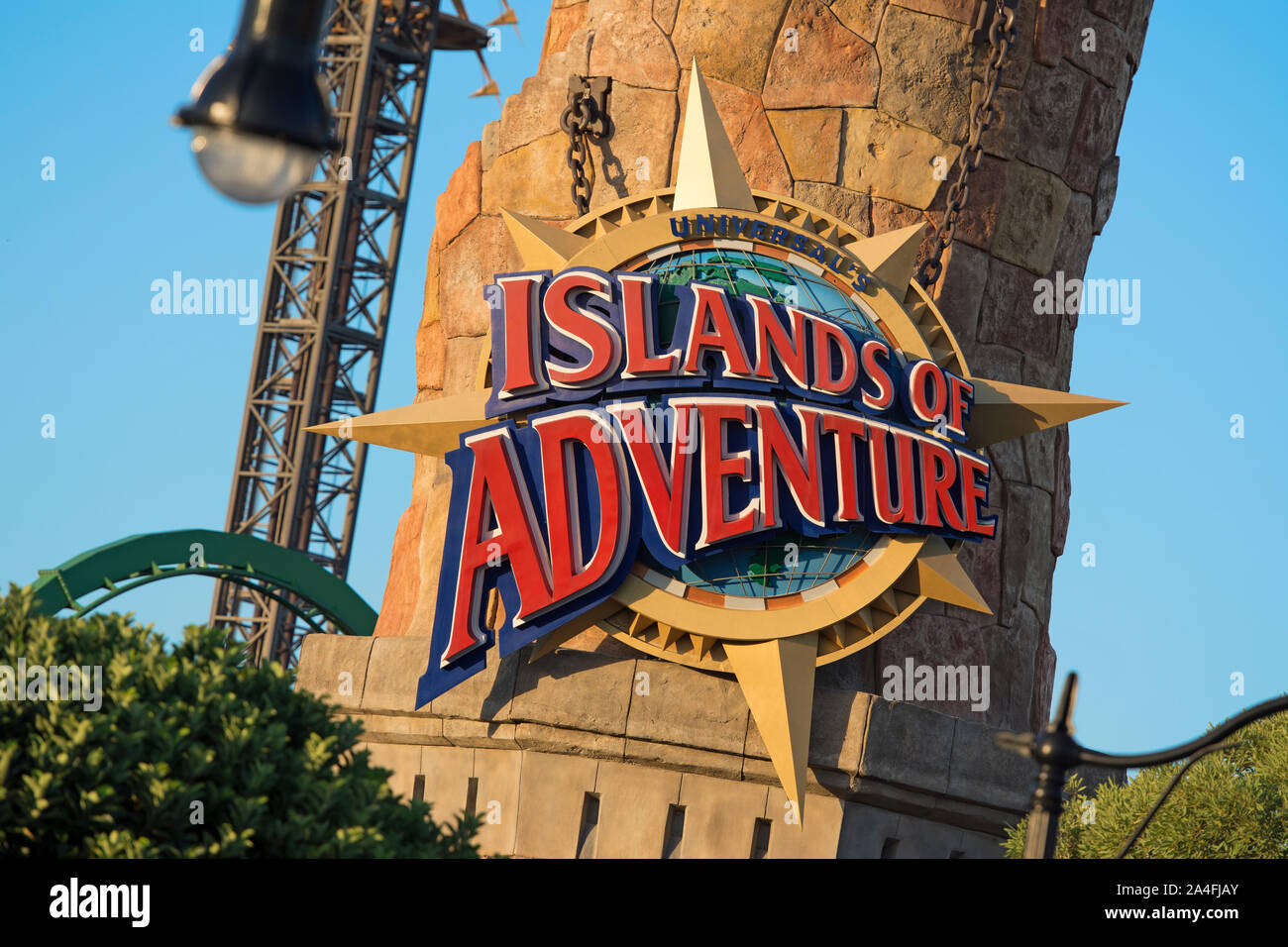 Islands of Adventure Pharos Lighthouse,Tower Sign, Universal Studios