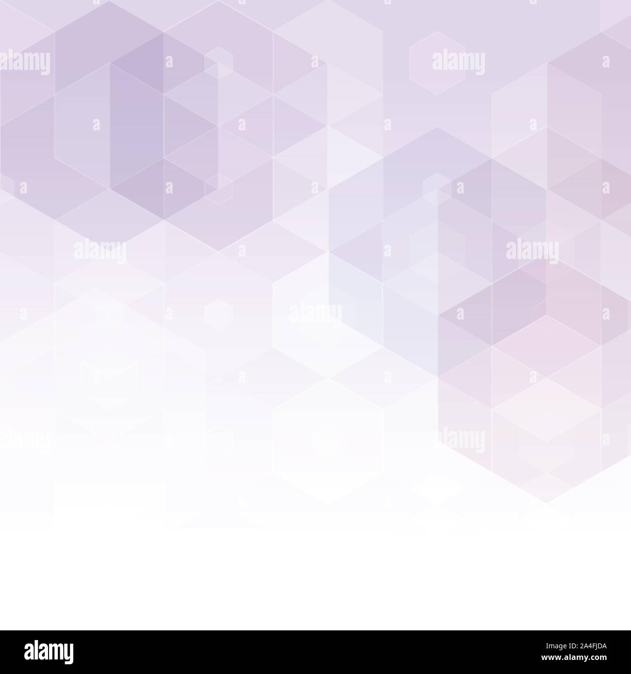 Light Purple vector pattern with colorful hexagons. Glitter abstract illustration in hexagonal style. Pattern for ads, leaflets. Stock Vector
