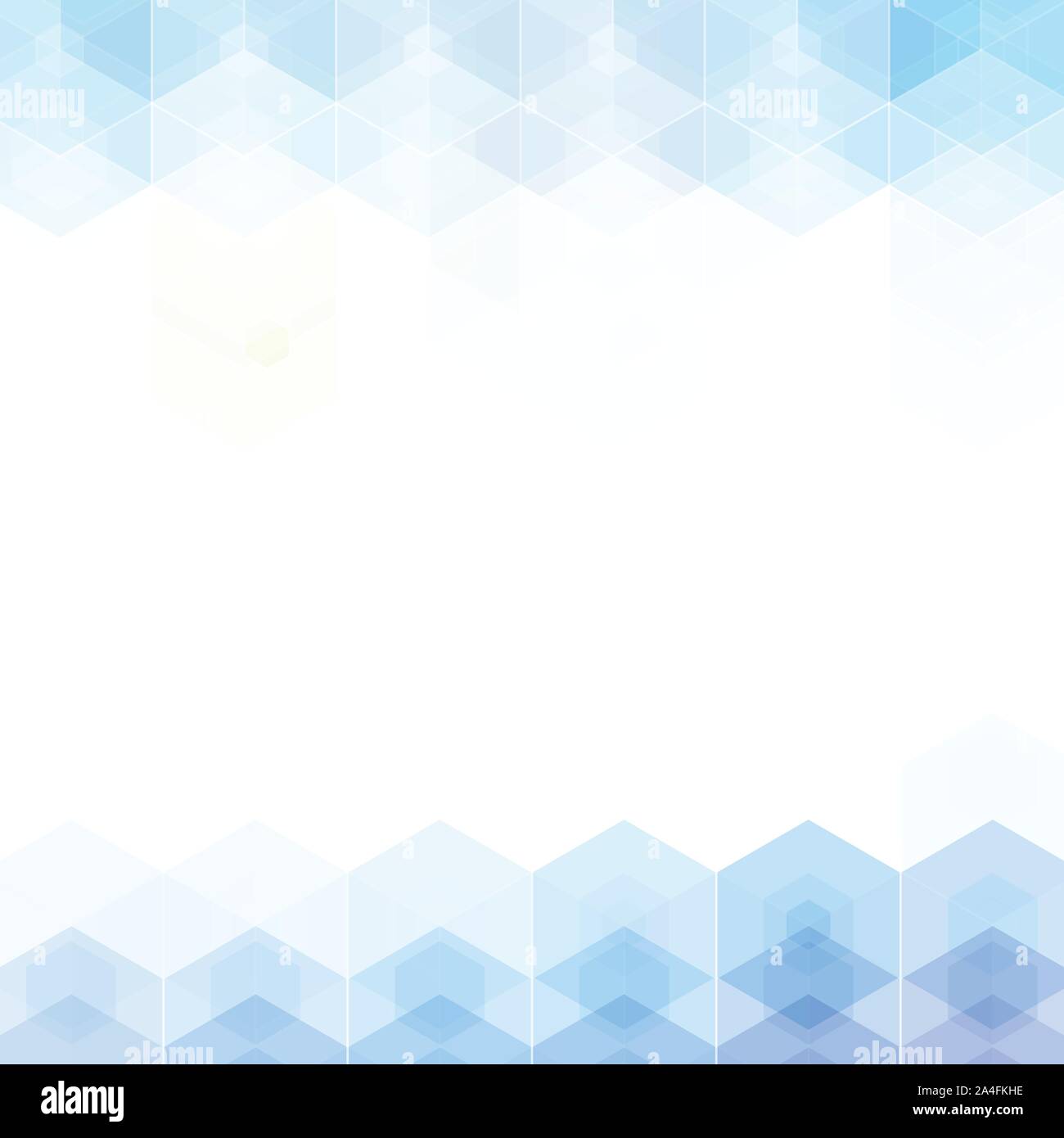 blue polyhedra. vector geometrical illustration Stock Vector