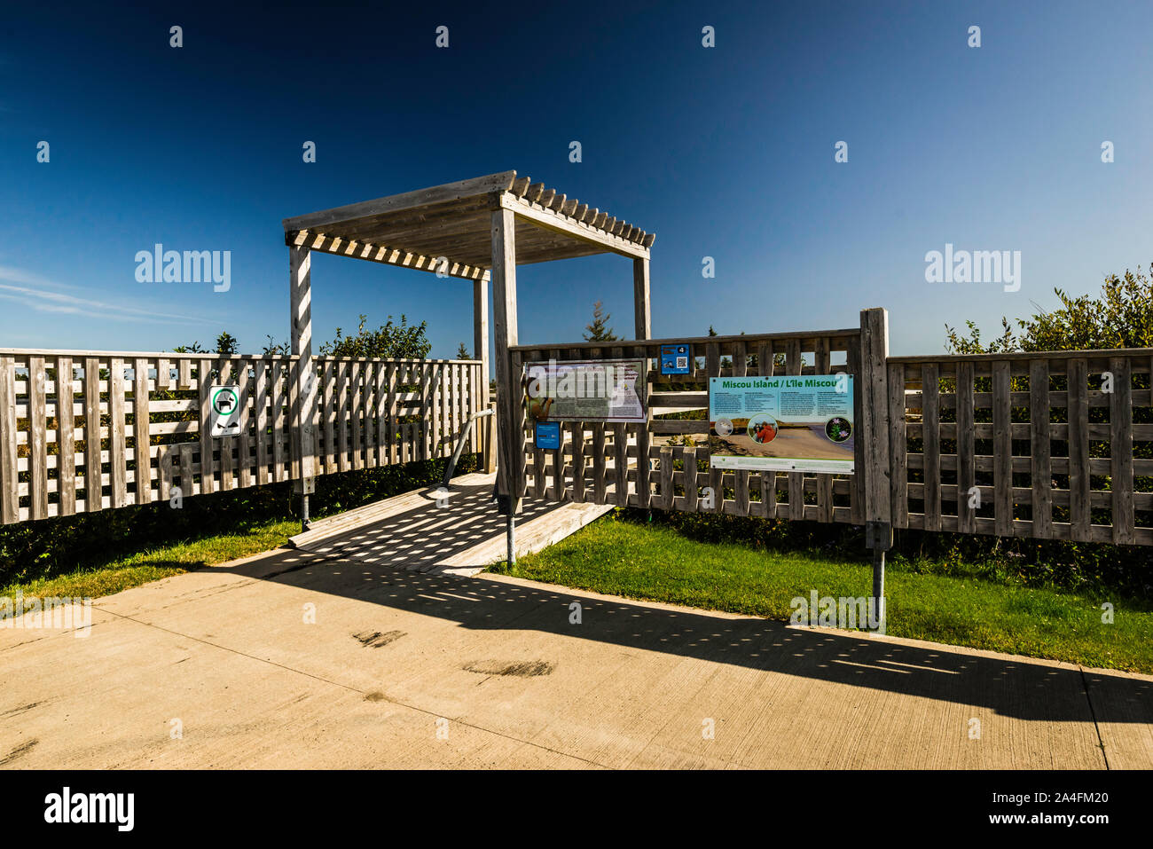 Miscou Island Interpretive Peat Bog Boardwalk Miscou, New Brunswick, CA