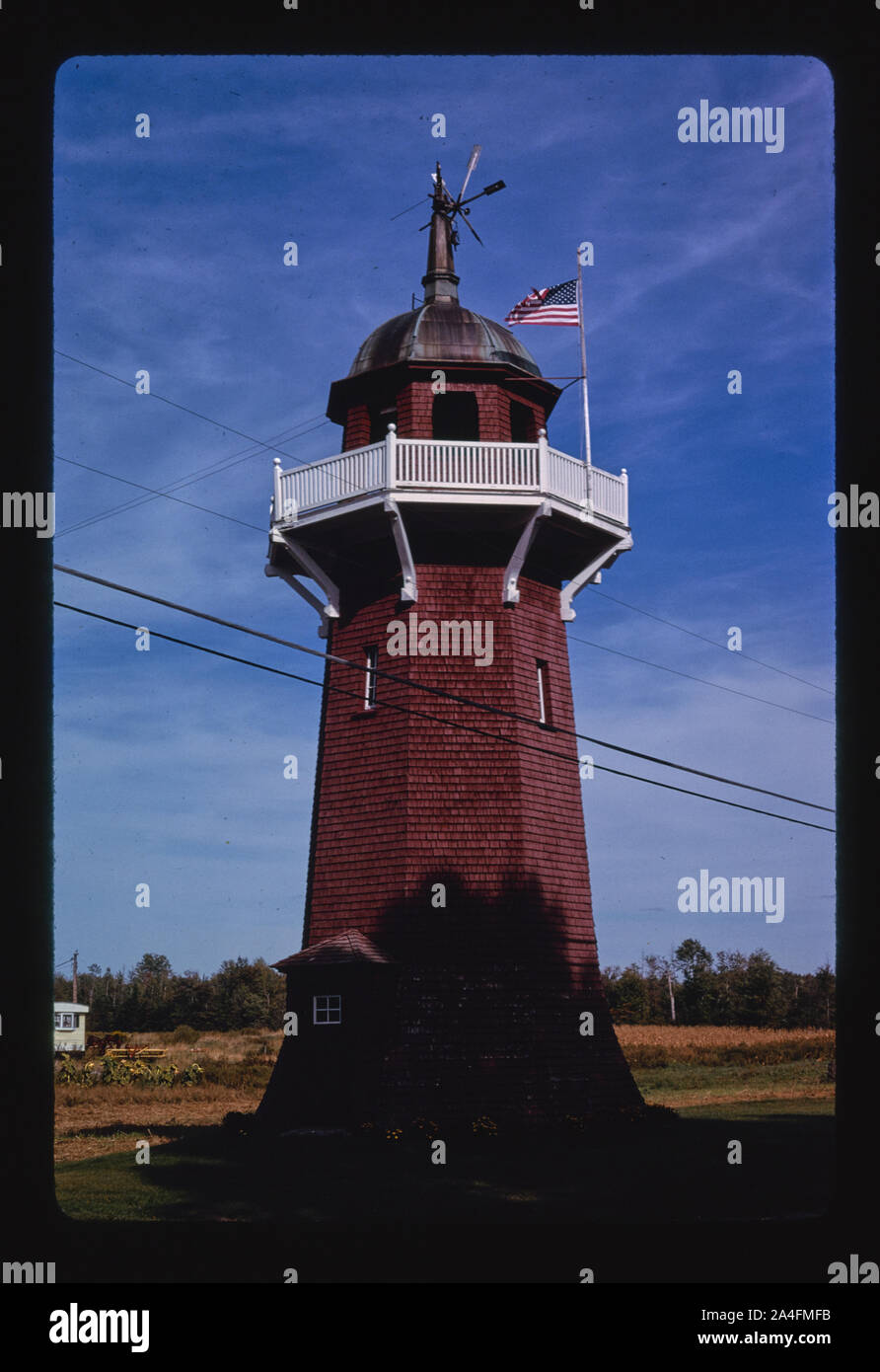 Tower, North Anson, Maine Stock Photo Alamy