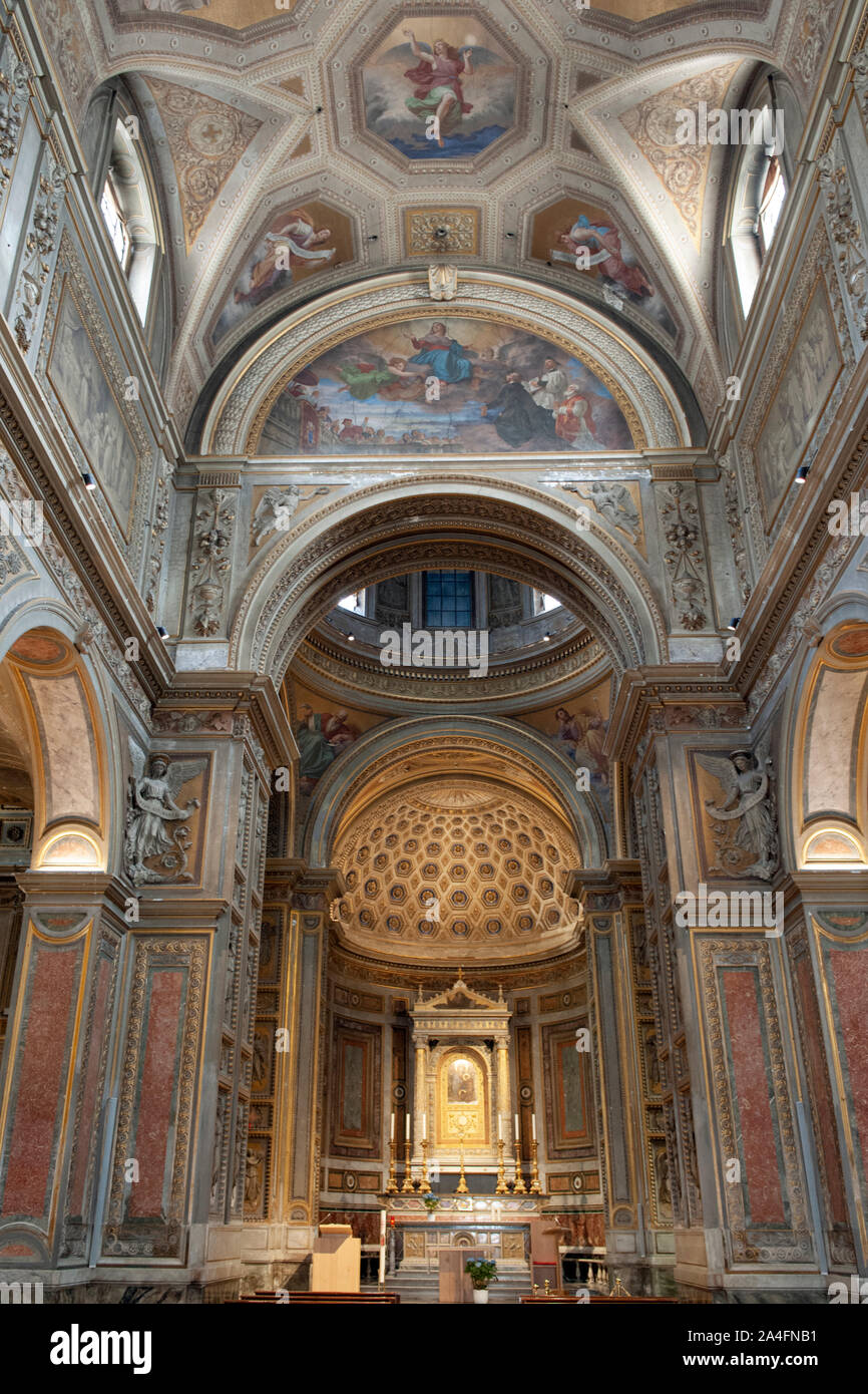 Italy, Rome, Piazza Capranica, church of Santa Maria in Aquiro Stock ...
