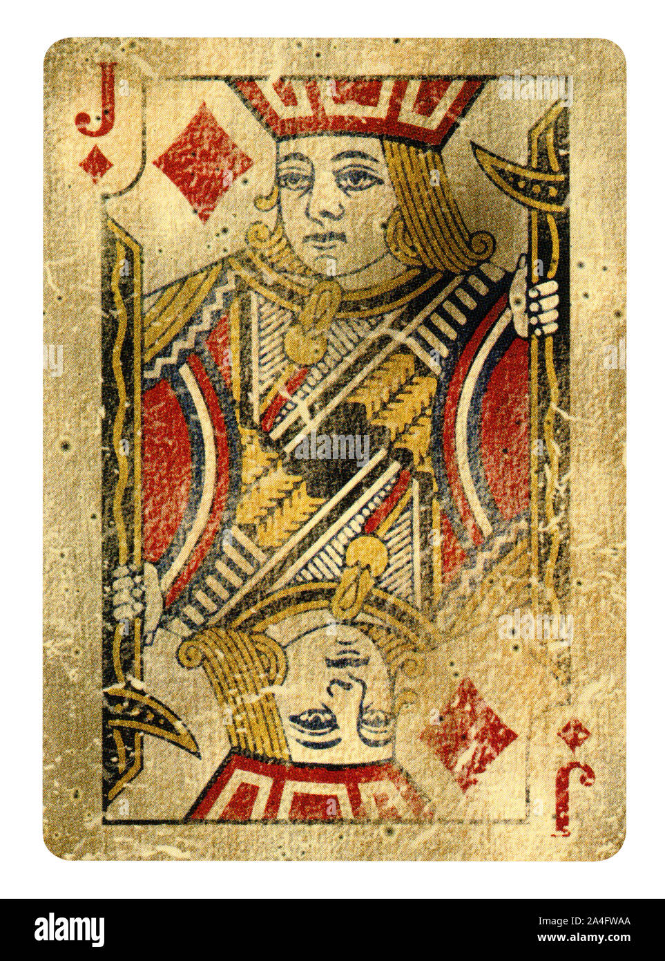VINTAGE ! 3 pcs. Nippon Paint Playing Card - King Queen Jack of Diamonds (#156)