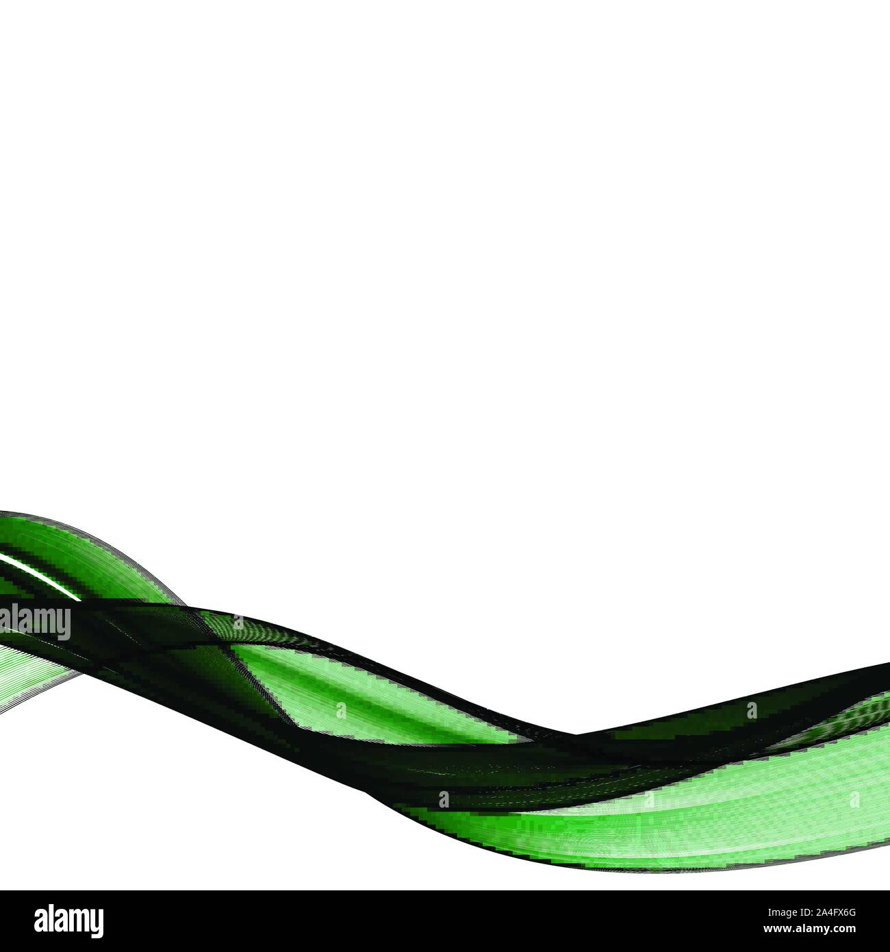 Green abstract wave Stock Vector Images - Alamy
