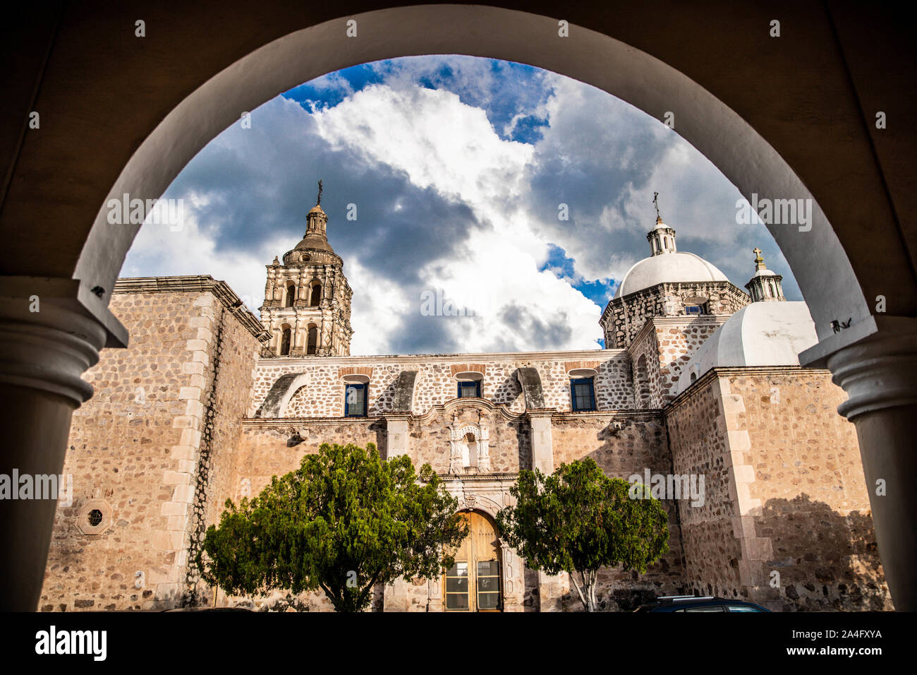 Alamos Sonora Mexico, Magical Town. Church of the Purísima Concepción
