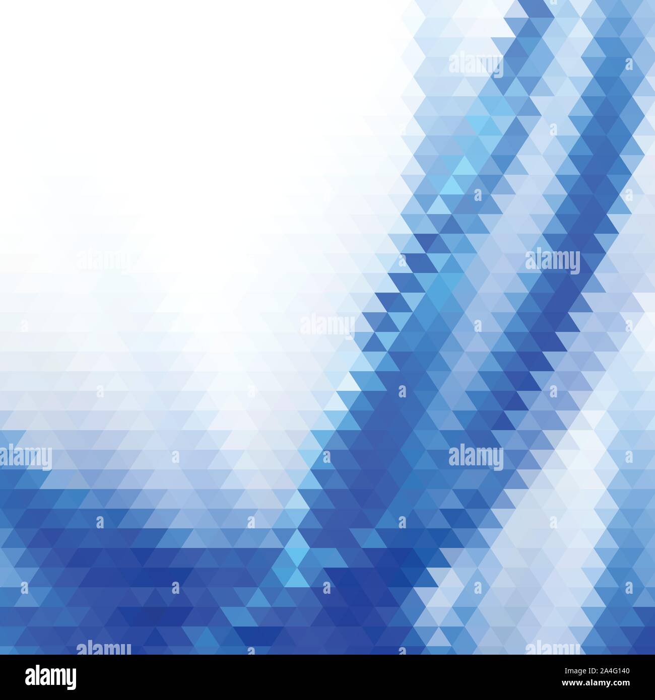 Abstract geometric composition in light blue, cream, gold glitter and