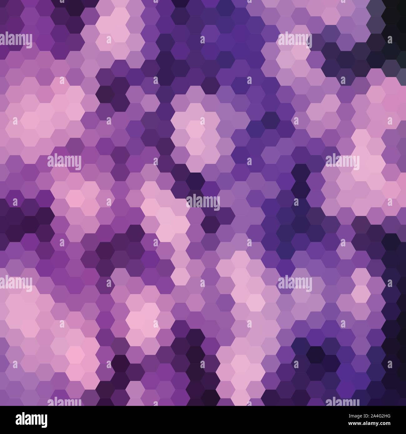 dark lilac hexagon background. abstract illustration. presentation layout Stock Vector