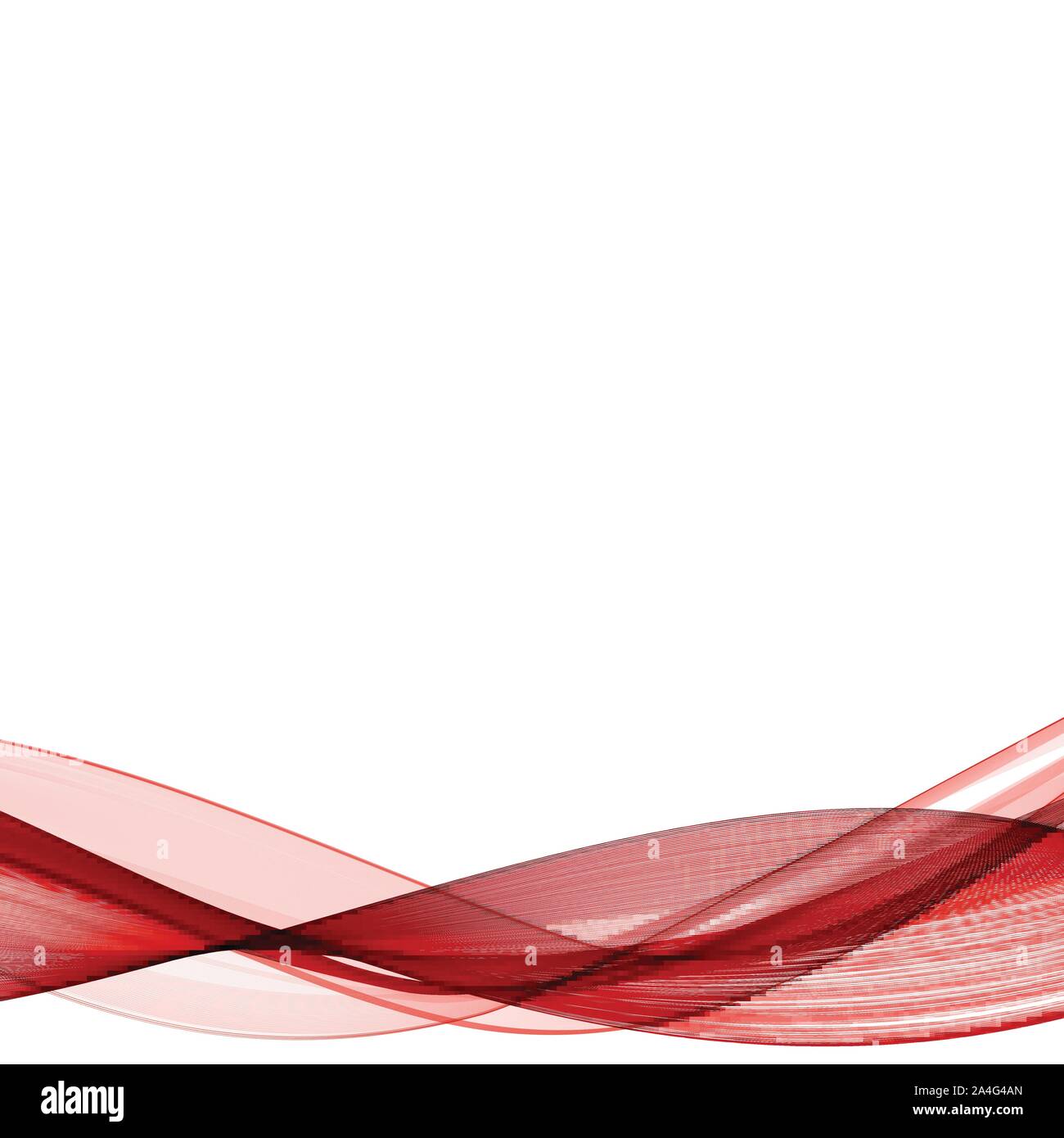 Abstract smooth color wave vector. Curve flow red motion illustration ...