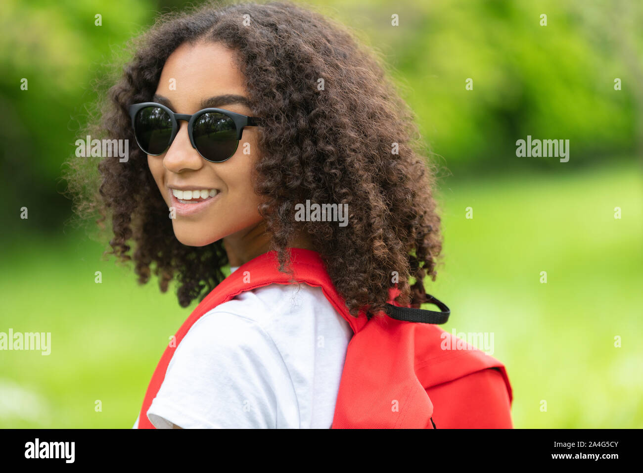 Biracial Girl Curly Hair Stock Photos Biracial Girl Curly Hair