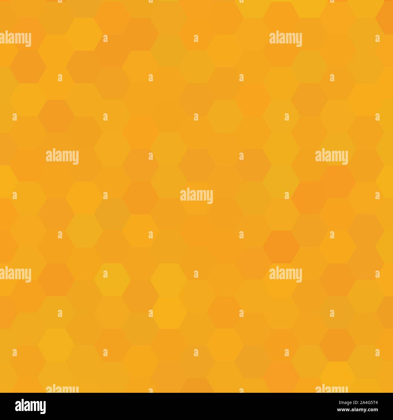 bright orange color background. hexagon pattern illustration. vector Stock Vector