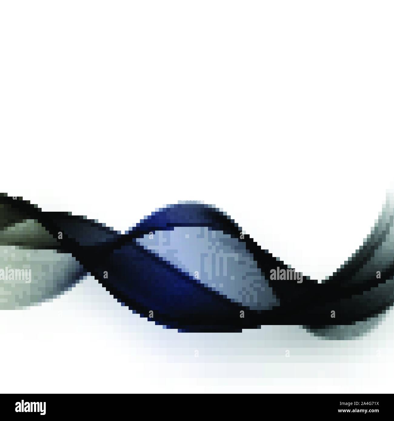 Waves gray and white abstract background Stock Vector Image & Art - Alamy