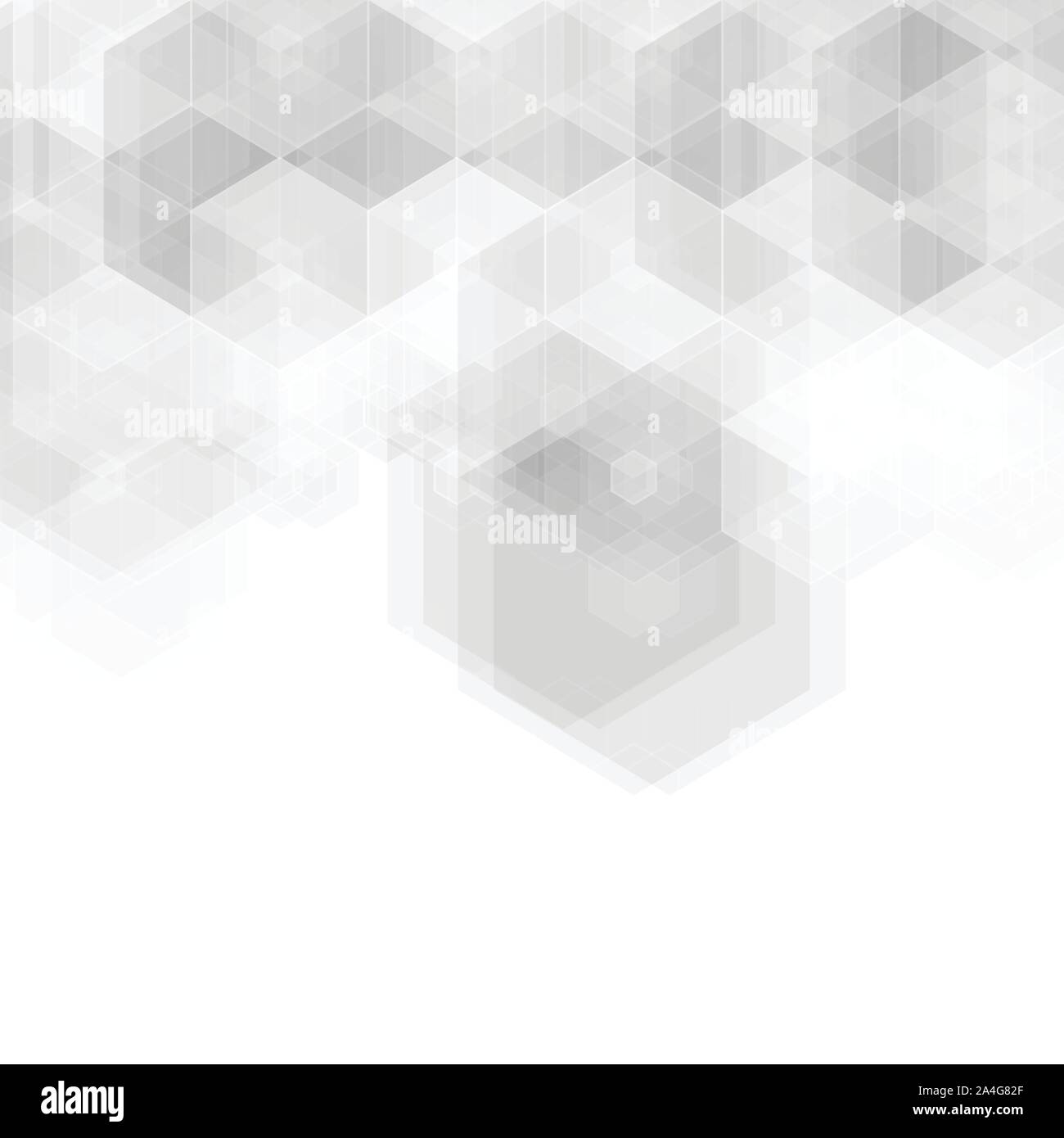 gray hexagons. background image. polygonal style Stock Vector
