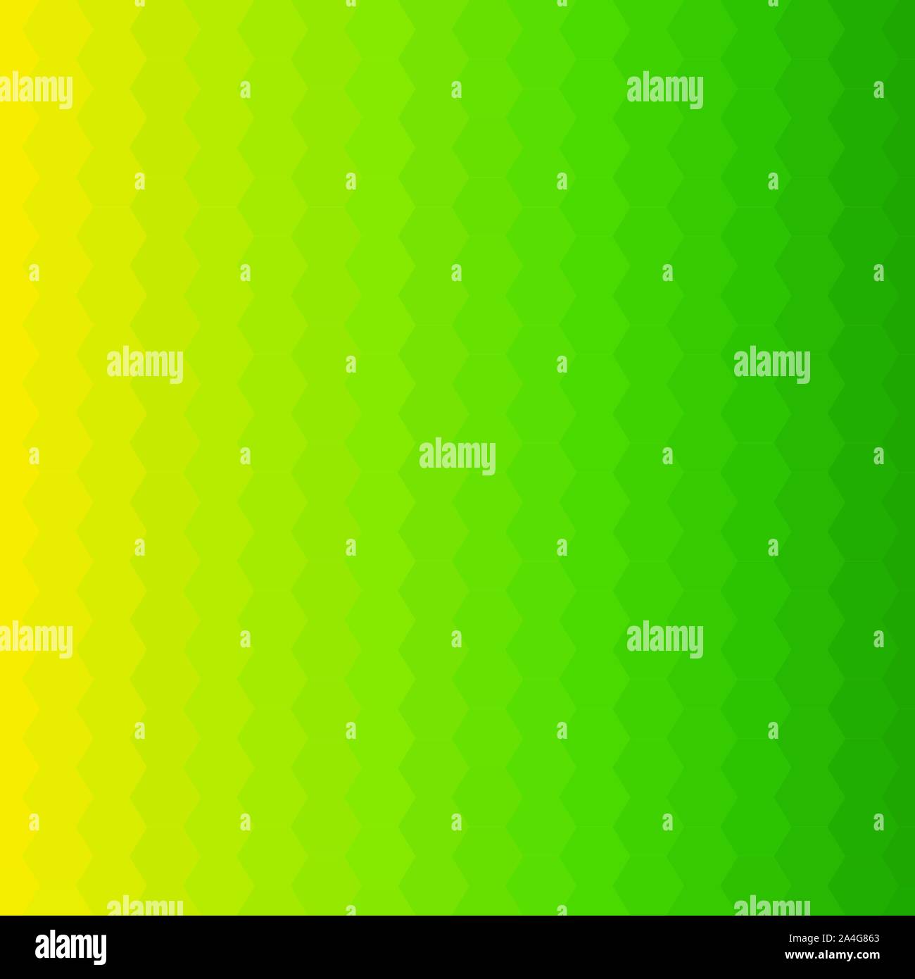 vector background. green yellow hexagons. polygonal style Stock Vector