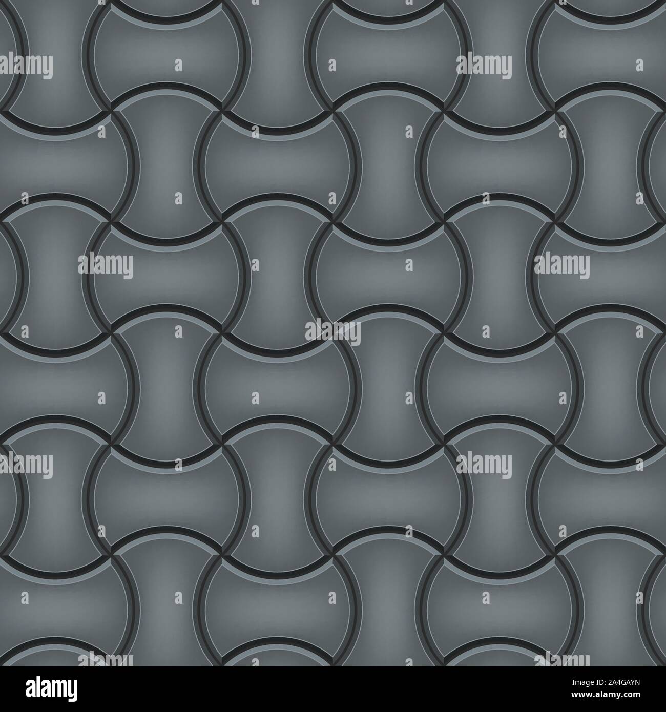 Seamless pattern of cobblestone pavement Stock Vector