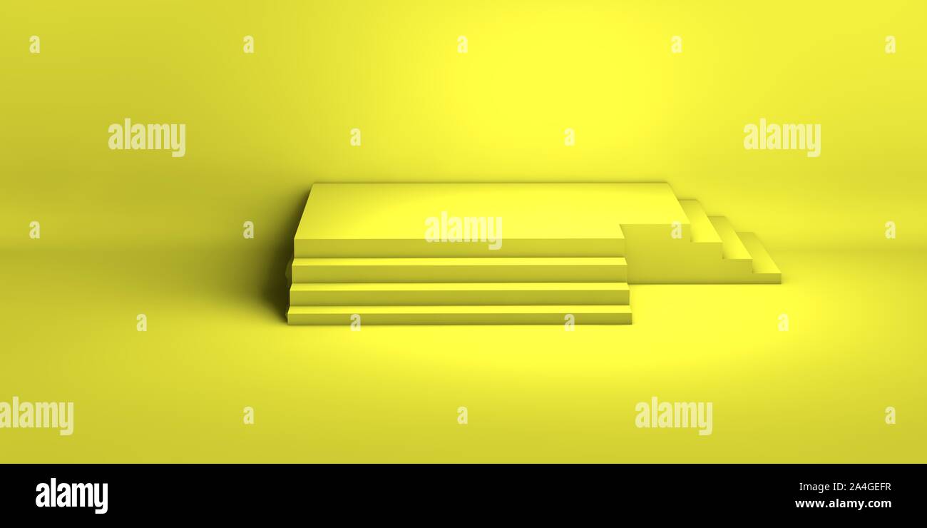 Set of abstract 3d background with yellow hi-res stock photography and ...