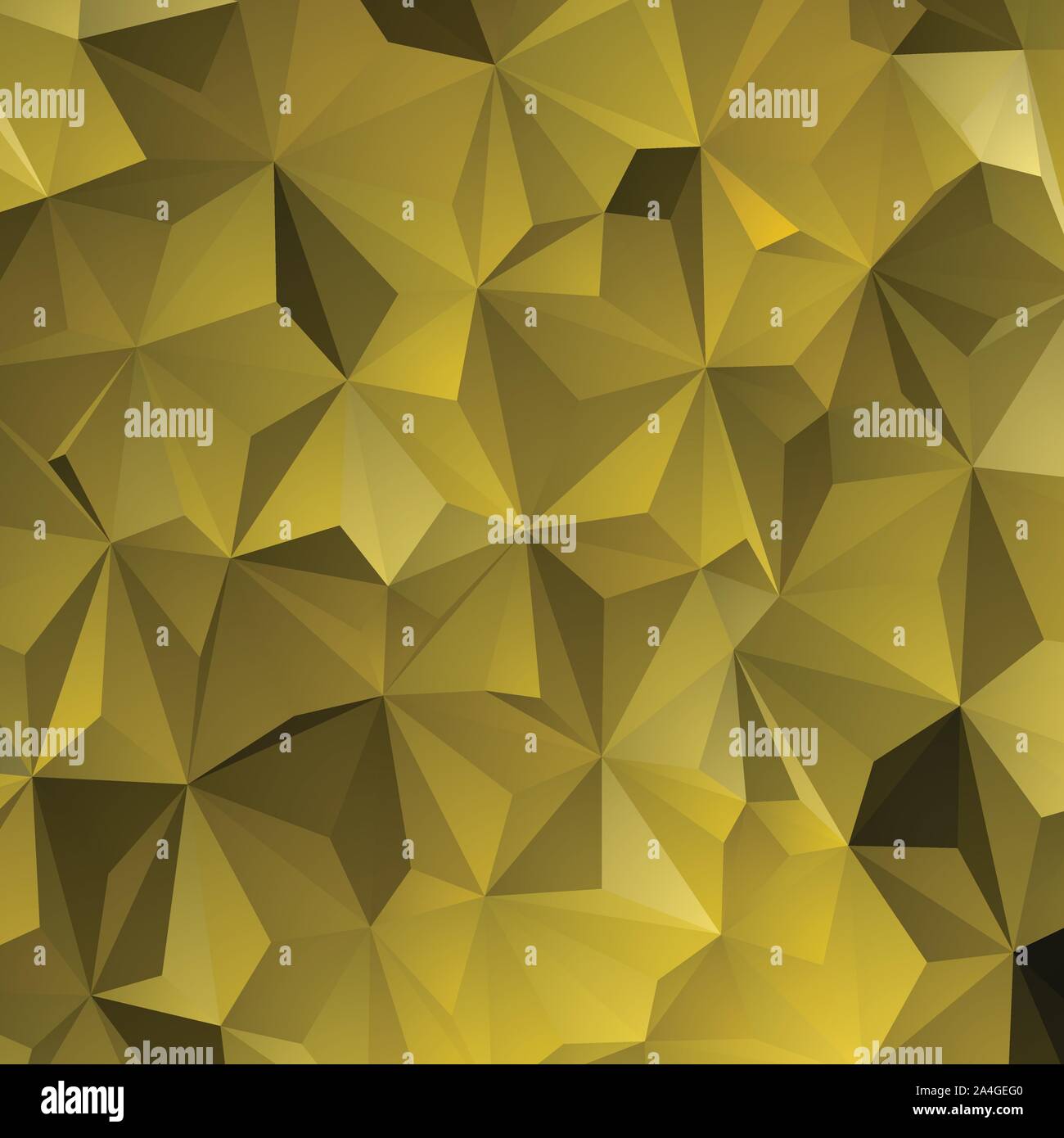 wide abstract vector geometric triangle background - green and yellow ...