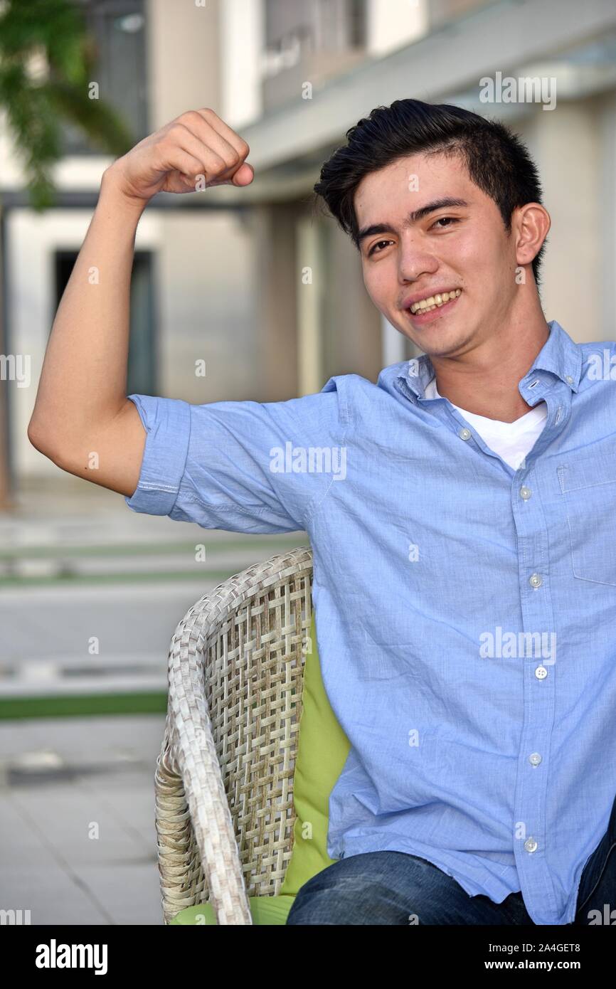 Strong Male Person Stock Photo - Alamy