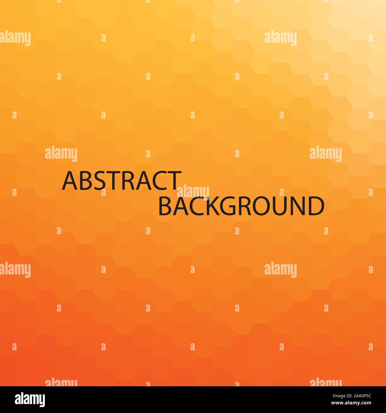 orange hexagon background. abstract vector illustration Stock Vector ...