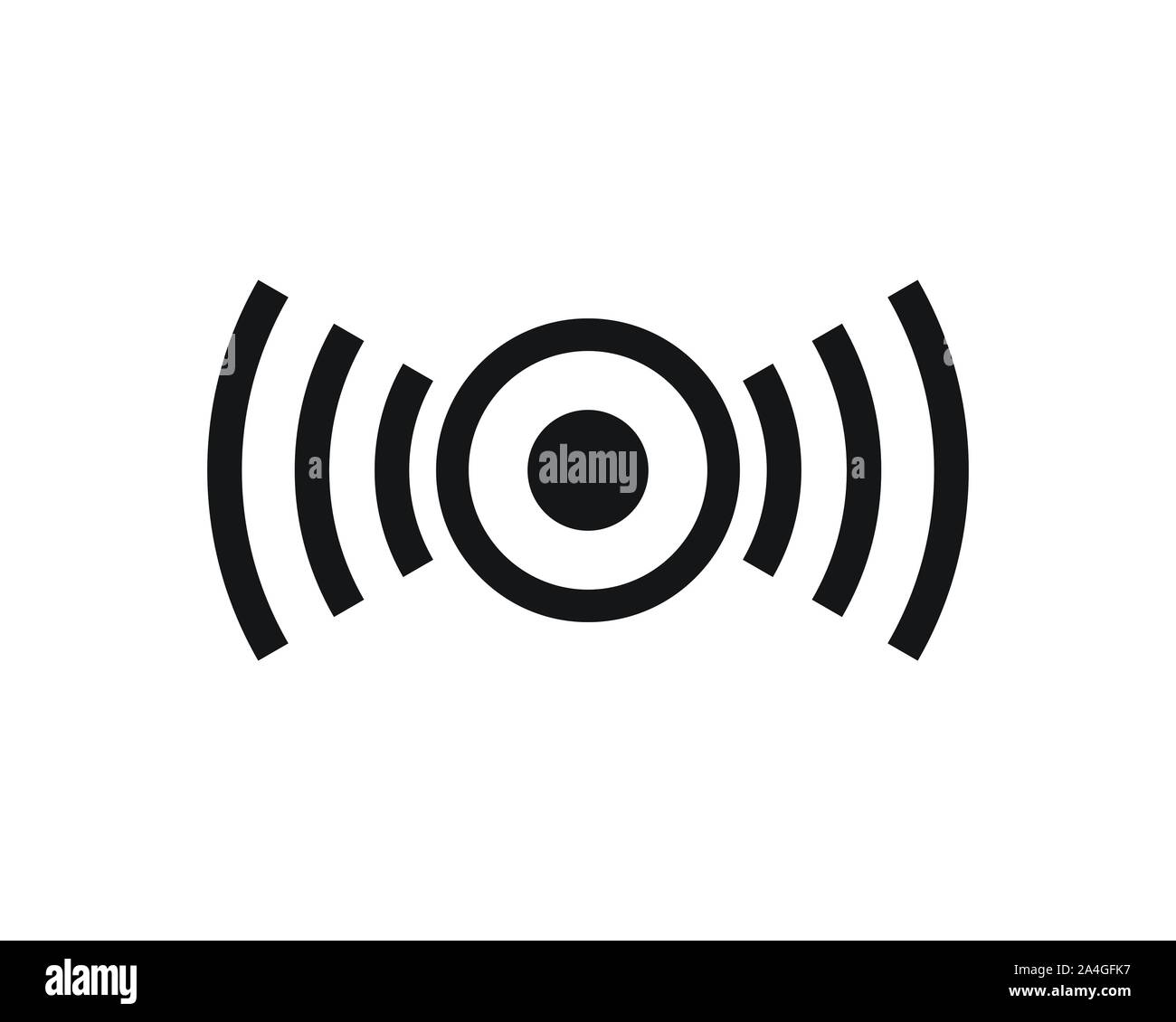 Sound icon vector illustration logo design template Stock Vector Image ...
