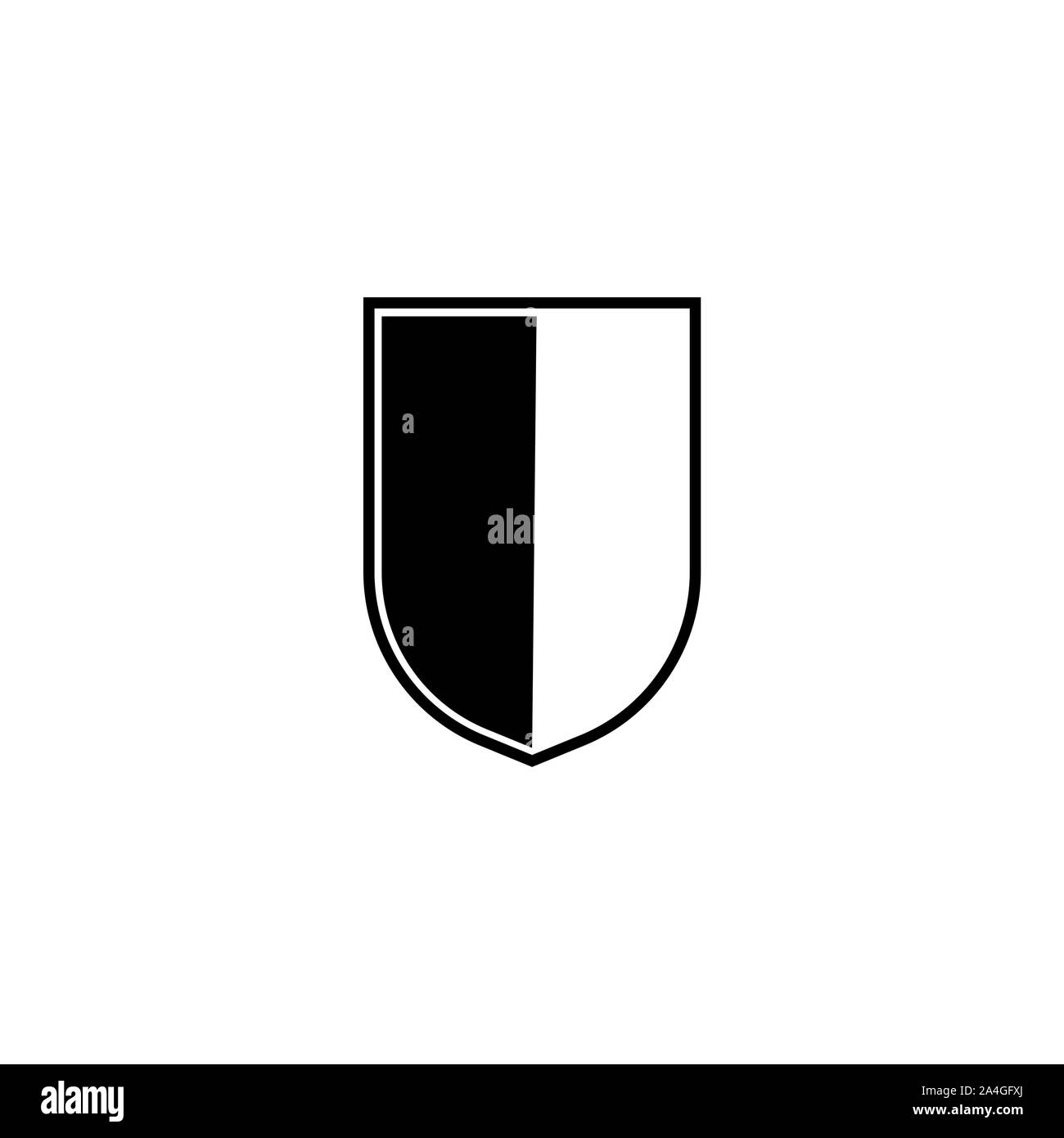 shield icon vector flat style collection Stock Photo - Alamy