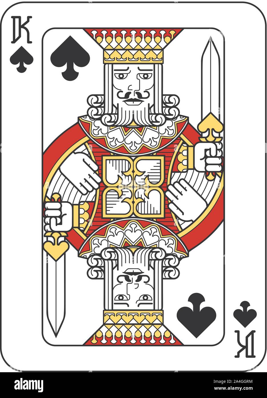 King Of Spades Vector